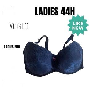 - Voglo Women's Black Lace Bra dice 44H EUC